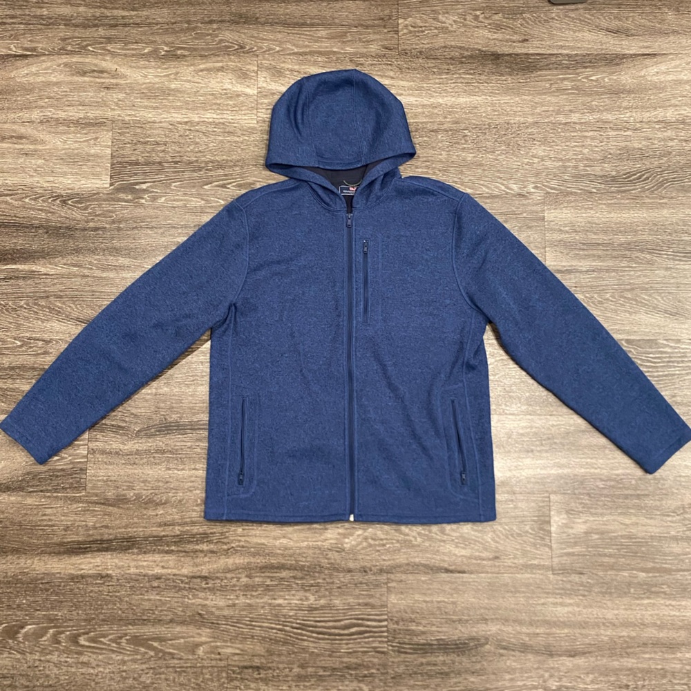 Vineyard Vines, Mens Full Zip Sweater, Size Large